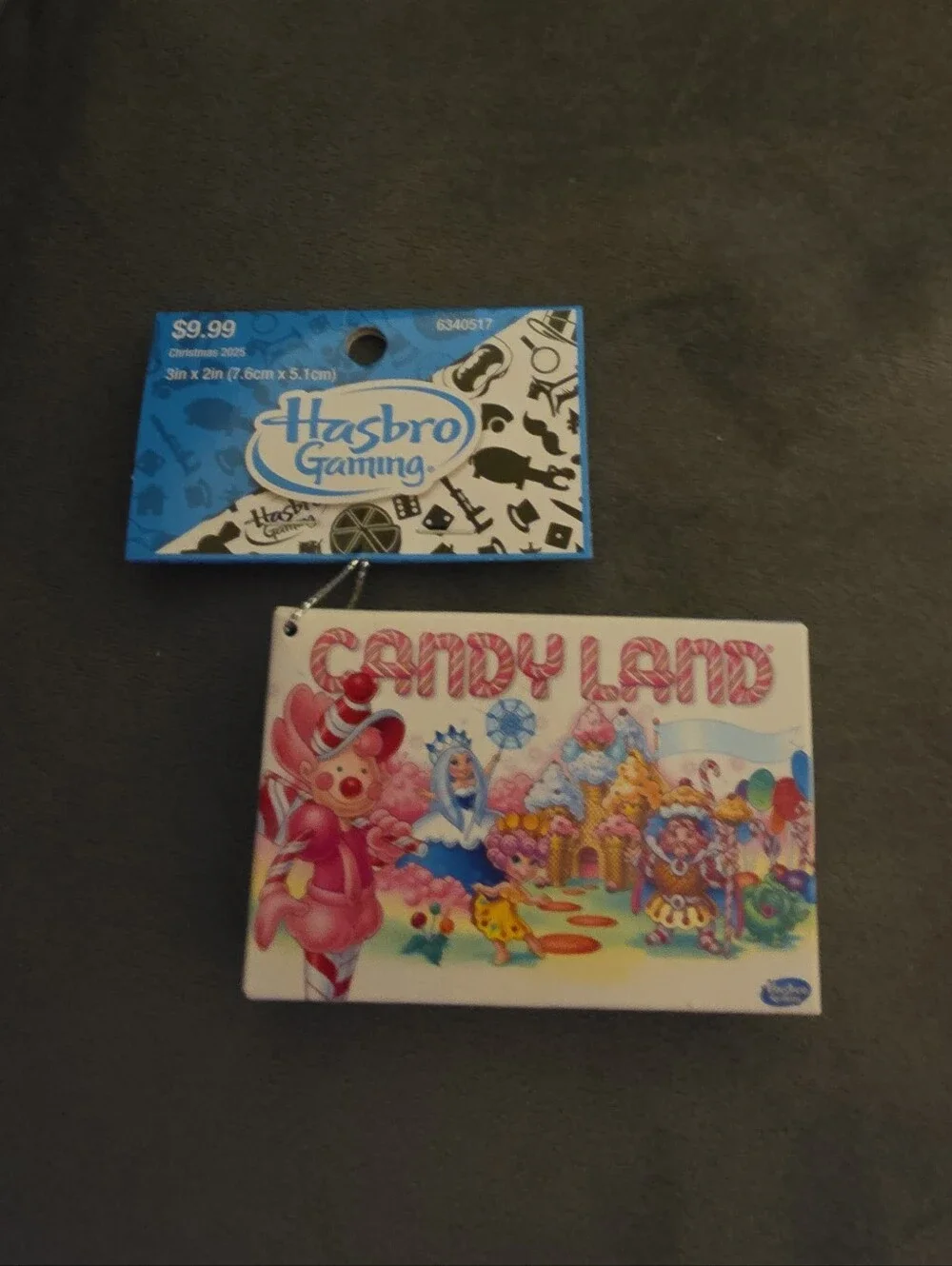 NWT Candy Land & Twister Game Boxes & Etch A Sketch Christmas Tree Ornaments